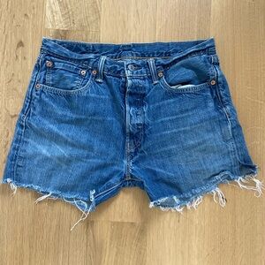 Levi’s cutoff denim shorts